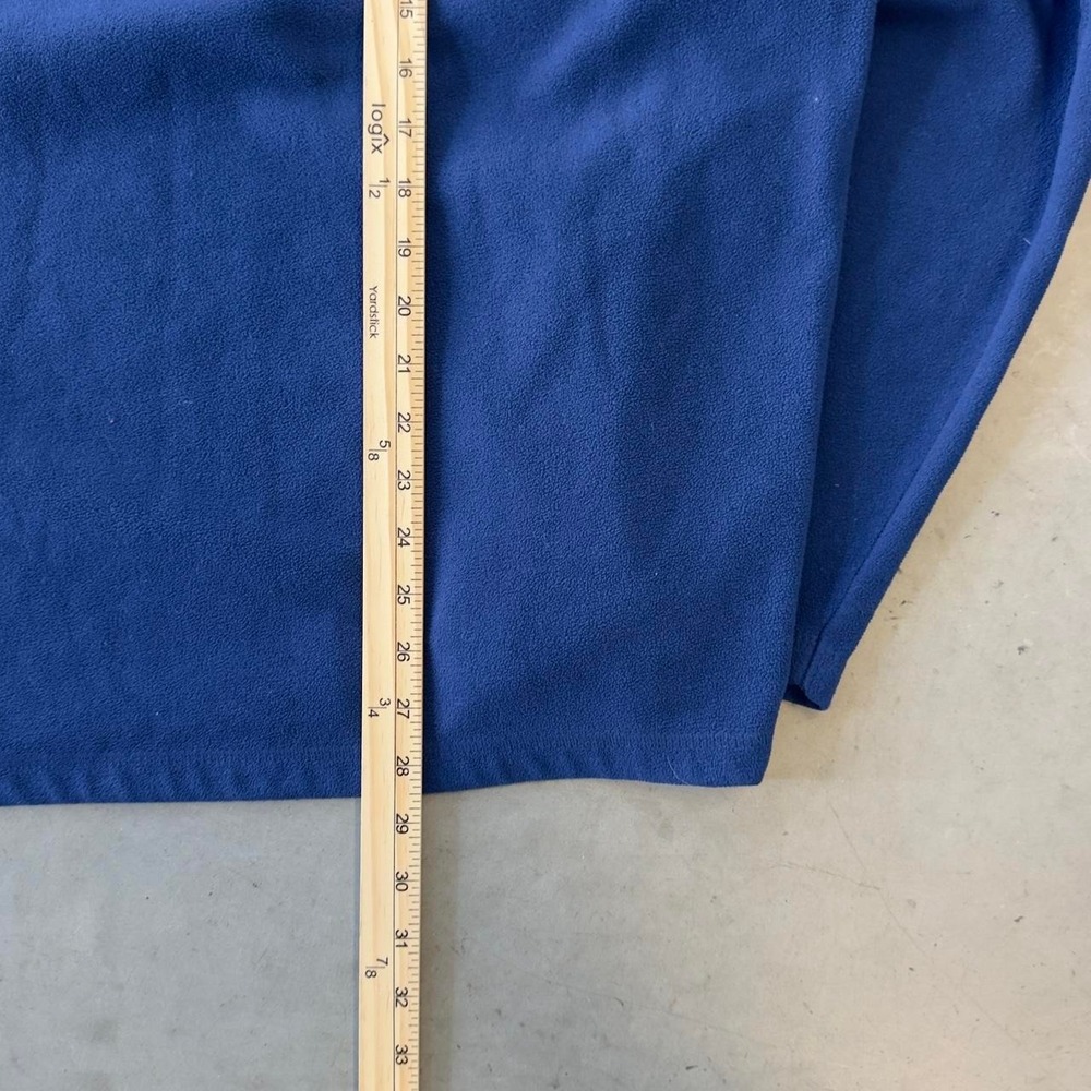 Vintage blue old navy quarter zip spell out pullover fleece - Picture 5 of 6
